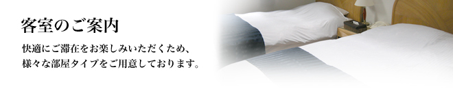 客室のご案内